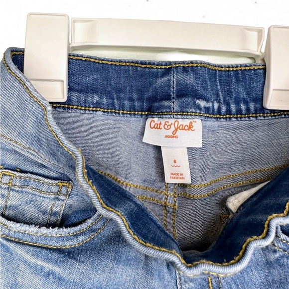 Cat & Jack Slim Elastic Waste Jeggings / Jeans Girls 8 - Picture 5 of 10